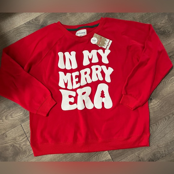 Christmas “ In My Merry” Sweatshirt Size Large New - Picture 1 of 3